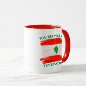 Libanesisches Erbe, Wetten Sie Ihr Kibbi Ich bin L Tasse (VorderseiteRechts)