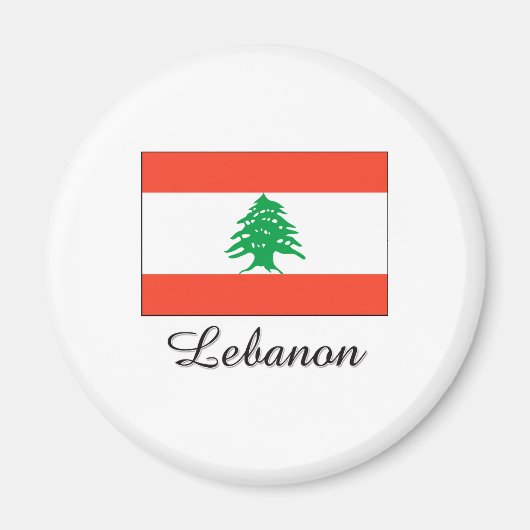 libanesisches Flag-Design Magnet (Vorne)