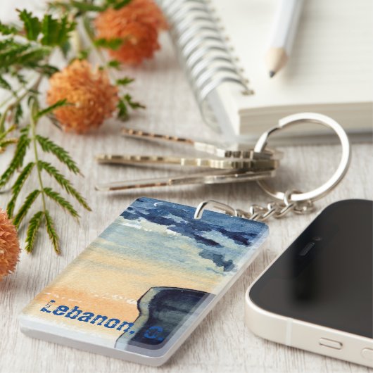 Libanon - Acrylischer Schlüsselanhänger (Vorderseite rechts)