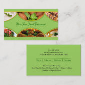 Libanon - Arabische Lebensmittel-Geschirr-Visitenk Visitenkarte (Vorne/Hinten)