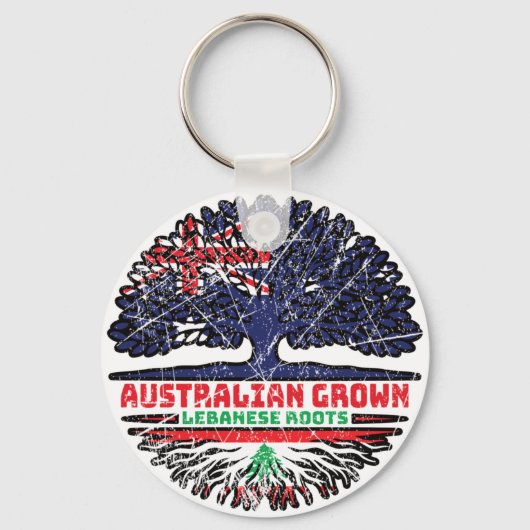 Libanon - Australische Bäume Schlüsselanhänger (Vorderseite)