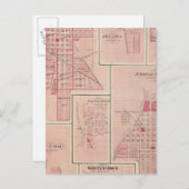 Libanon, Boone Co mit Arcadia, Zionsville Postkarte (Vorne/Hinten)