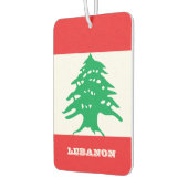 Libanon Car Air Freshener, libanesische Flagge Autolufterfrischer (Links)