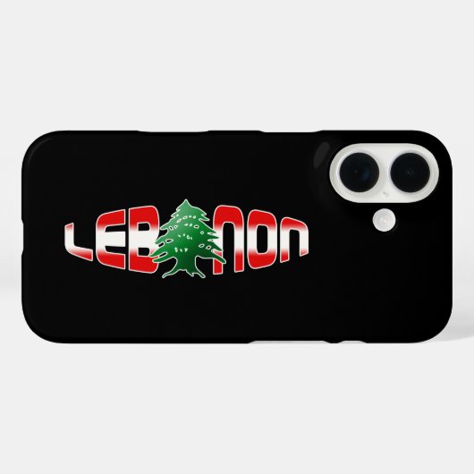 Libanon Case-Mate iPhone Hülle (Rückseite (Horizontal))