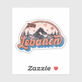 Libanon, Connecticut Aufkleber (Blatt)