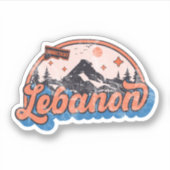 Libanon, Connecticut Aufkleber (Vorderseite)