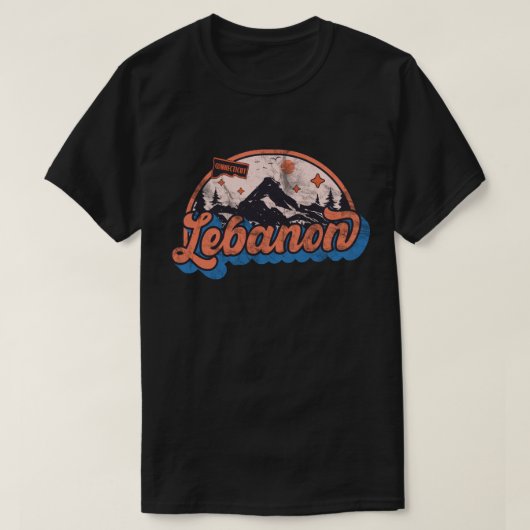 Libanon, Connecticut T-Shirt (Design vorne)