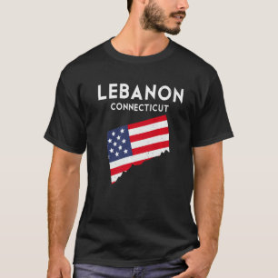 Libanon Connecticut USA Staat America Travel Conne T-Shirt