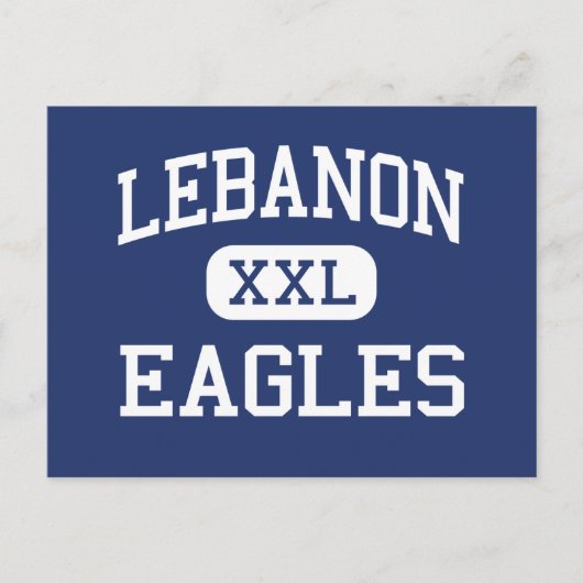 Libanon Eagles Middle School Libanon Postkarte (Vorderseite)