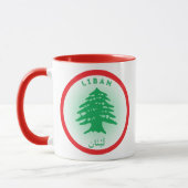 Libanon-Erbe-Emblem Tasse (Links)