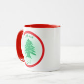 Libanon-Erbe-Emblem Tasse (Vorderseite Links)