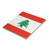 Libanon Flag Keramik Tile Fliese (Seite)