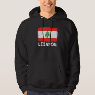 Libanon Flag Unterstützung libanesischer Volksfrau Hoodie