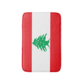 Libanon-Flagge Badematte (Vorderseite Vertikal)