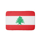 Libanon-Flagge Badematte (Vorderseite)