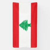 Libanon-Flagge Banner (Vertikal)