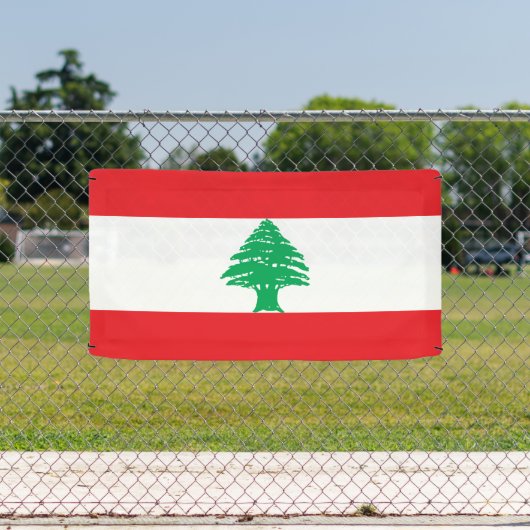 Libanon-Flagge Banner (Insitu)