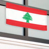 Libanon-Flagge Banner (Äußeres Gebäude)