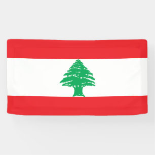 Libanon-Flagge Banner