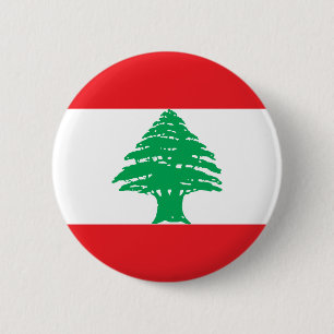Libanon-Flagge Button