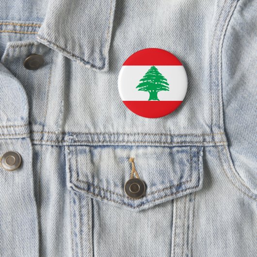 Libanon-Flagge Button (Beispiel)