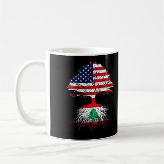 Libanon - Flagge der USA Roots Immigrant Naturaliz Kaffeetasse