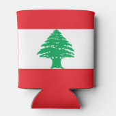 Libanon-Flagge Dosenkühler (Rückseite)