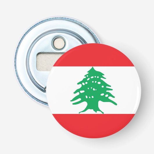 Libanon-Flagge Flaschenöffner (Vorderseite)