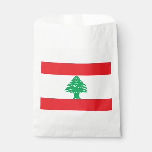 Libanon-Flagge Geschenktütchen (Vorderseite)