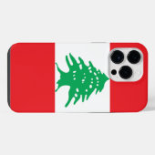 Libanon-Flagge iPhone Hülle (Rückseite (Horizontal))