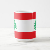 Libanon-Flagge Kaffeetasse (Mittel)
