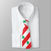 Libanon-Flagge Krawatte (Gebunden)