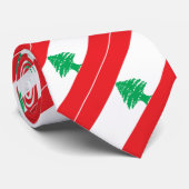 Libanon-Flagge Krawatte (Gerollt)