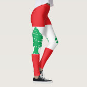 Libanon-Flagge Leggings (Rechts)