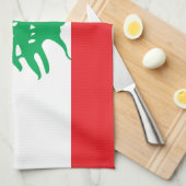 Libanon Flagge & Libanon Küche, Mode / Sport Geschirrtuch (Viertel Falte)