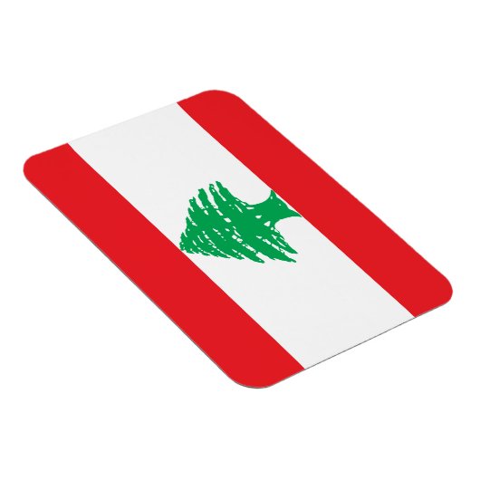 Libanon-Flagge Magnet (Rechte Seite)