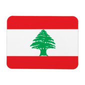 Libanon-Flagge Magnet (Horizontal)
