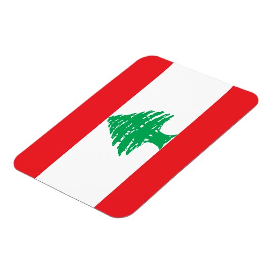 Libanon-Flagge Magnet (Linke Seite)