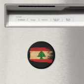 Libanon-Flagge Magnet (In Situ (Geschirrspüler))
