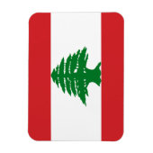 Libanon-Flagge Magnet (Vertikal)