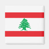 Libanon-Flagge Magnet (Vorne)