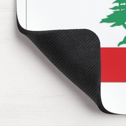 Libanon-Flagge Mousepad (Ecke)