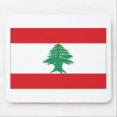 Libanon-Flagge Mousepad (Vorne)