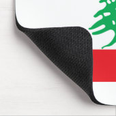 Libanon-Flagge Mousepad (Ecke)