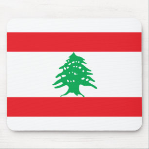 Libanon-Flagge Mousepad