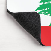Libanon-Flagge Mousepad (Ecke)