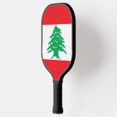 Libanon-Flagge Pickleball Schläger (Links)