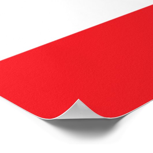 Libanon-Flagge Poster (Ecke)