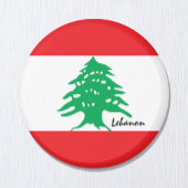 Libanon Flagge / Reise Libanon / Sportfans Magnet