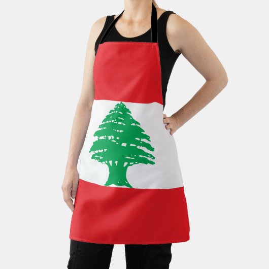 Libanon-Flagge Schürze (InSitu)